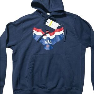 Nike Navy USA Wrestling Hoodie